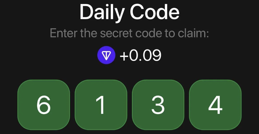 TonHash Daily Secret Code 25 May 2025